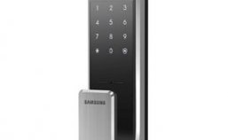 Биометрический дверной замок Samsung SHS-P718 во встроенным считывателем карт 13.56MHz Биометрический дверной замок Samsung SHS-P718 во встроенным считывателем карт 13.56MHz