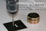 Сверление марганцевых пластин и броненакладок SECUREMME, Mul-t-lock -ESETY, КALE 257 L