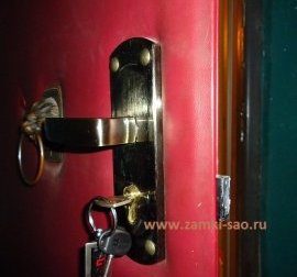 замок APECS снаружи замена замка ШО-25 на APECS